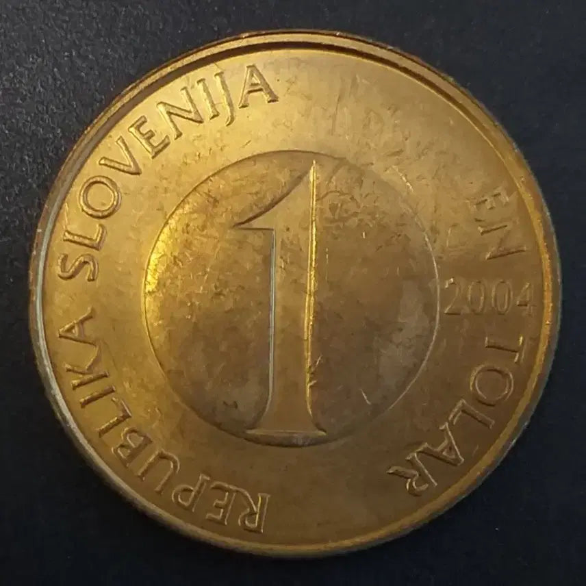 [BUNJANG] 2004 Slovenia 1 Tolar Coin / [희귀] 2004년 슬로베니아 1톨라르 동전 w916