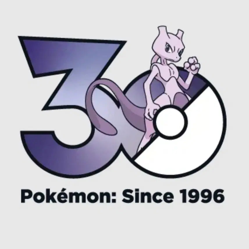 [BUNJANG] Pokemon 30th Anniversary Logo Sticker / 포켓몬 30주년 로고스티커 교환