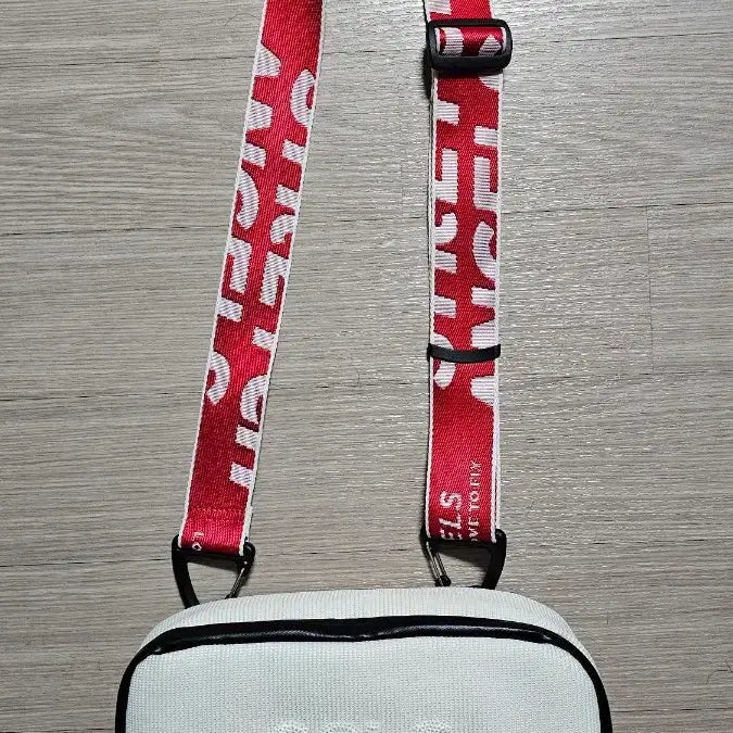 [BUNJANG] Stretch Angels White Corduroy Pouch Bag / 스트레치 엔젤스 화이트 코듀로이 파우치백