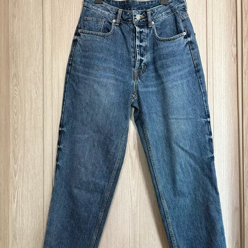[BUNJANG] Standard Fit Washed Denim Jeans / 청바지 데님 팬츠