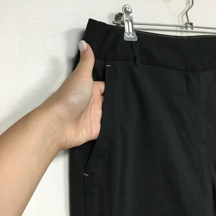 [BUNJANG] Beanpole Ladies Black Linen Pants 67 / 빈폴 레이디스 블랙 린넨 팬츠 67