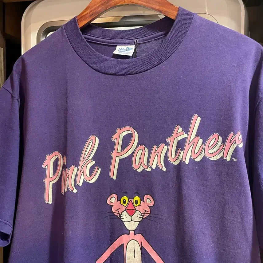 [BUNJANG] 90s Belva Pink Panther T-Shirt / 90s벨바신 핑크팬더 발팔티