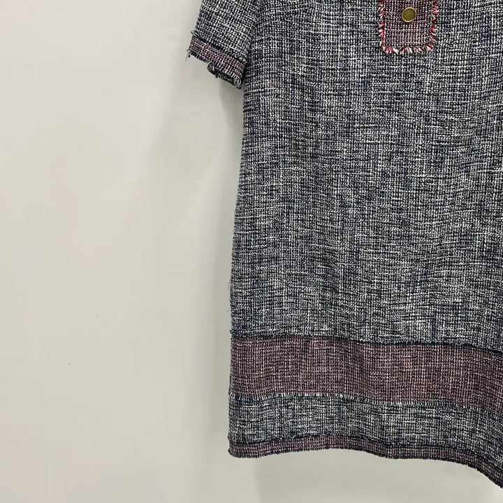[BUNJANG] Maje Tweed Short Sleeve Dress / 마쥬 여성44-55 트위드 반팔 원피스