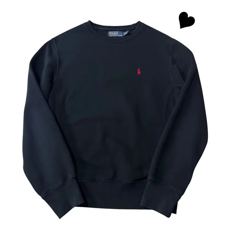 [BUNJANG] Polo Ralph Lauren Black Sweatshirt / 폴로 랄프로렌 블랙 맨투맨