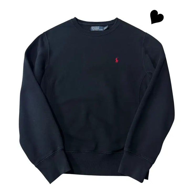 [BUNJANG] Polo Ralph Lauren Black Sweatshirt / 폴로 랄프로렌 블랙 맨투맨