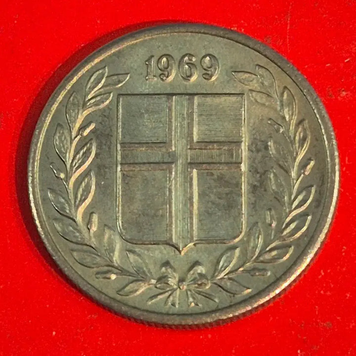[BUNJANG] 1969 Iceland 10 Aurar Coin / 1969 아이슬란드 10 아우라르 동전 M2437