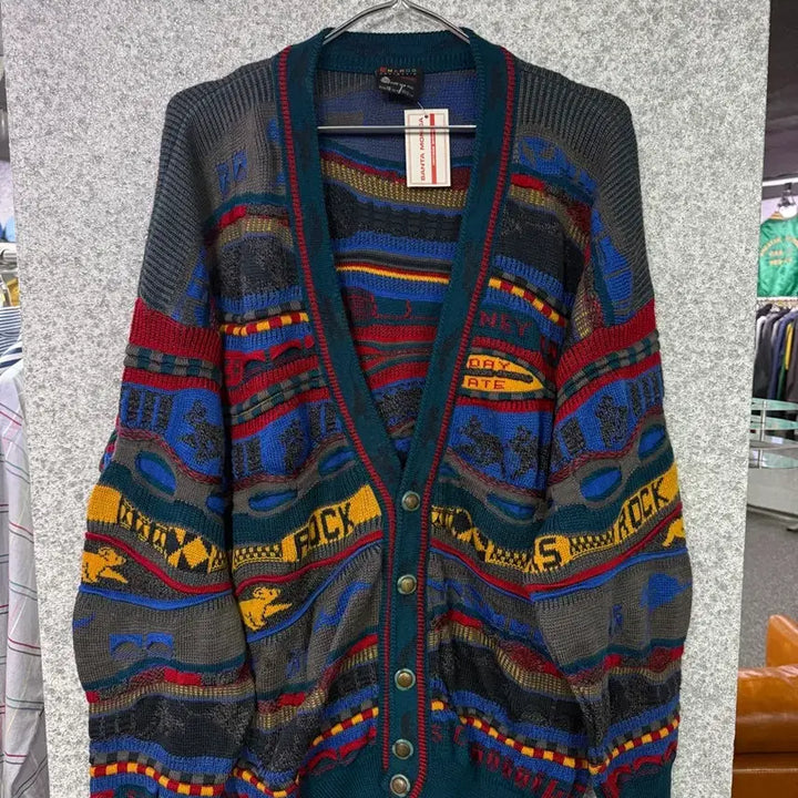 [BUNJANG] Emaroo Australian Vintage Knit Cardigan B4706 / 에마루 오스트레일리아제 빈티지 니트 가디건 B4706