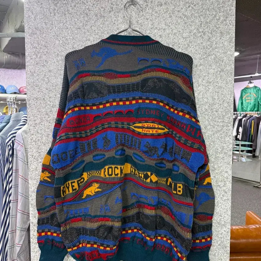[BUNJANG] Emaroo Australian Vintage Knit Cardigan B4706 / 에마루 오스트레일리아제 빈티지 니트 가디건 B4706