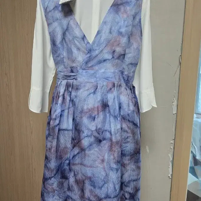 [BUNJANG] Natural Dyed Rayon Apron or Long Vest (One Size) / 천연염색 인견 앞치마 또는 롱조끼(프리사이즈)