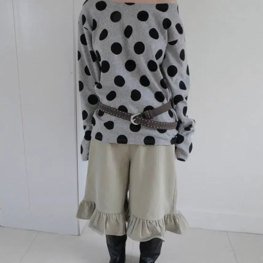 [BUNJANG] FlatOff Use Dot T-shirt Gray / 플랫오프 Use Dot T-shirt gray