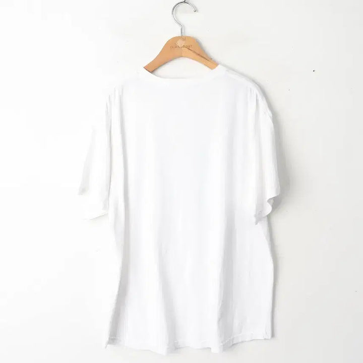 [BUNJANG] Mardi Mercredi Printing Short Sleeve T-Shirt White / F/마르디메크르디 프린팅 반팔티