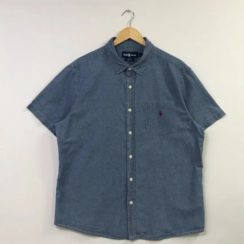 [BUNJANG] Polo Chambray Denim Shirt / L 폴로 샴브레이 데님 셔츠