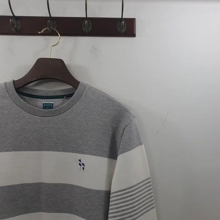 [SOLD OUT] XL 헤지스 남성 데일리 면 가벼운 긴팔 맨투맨 티셔츠
