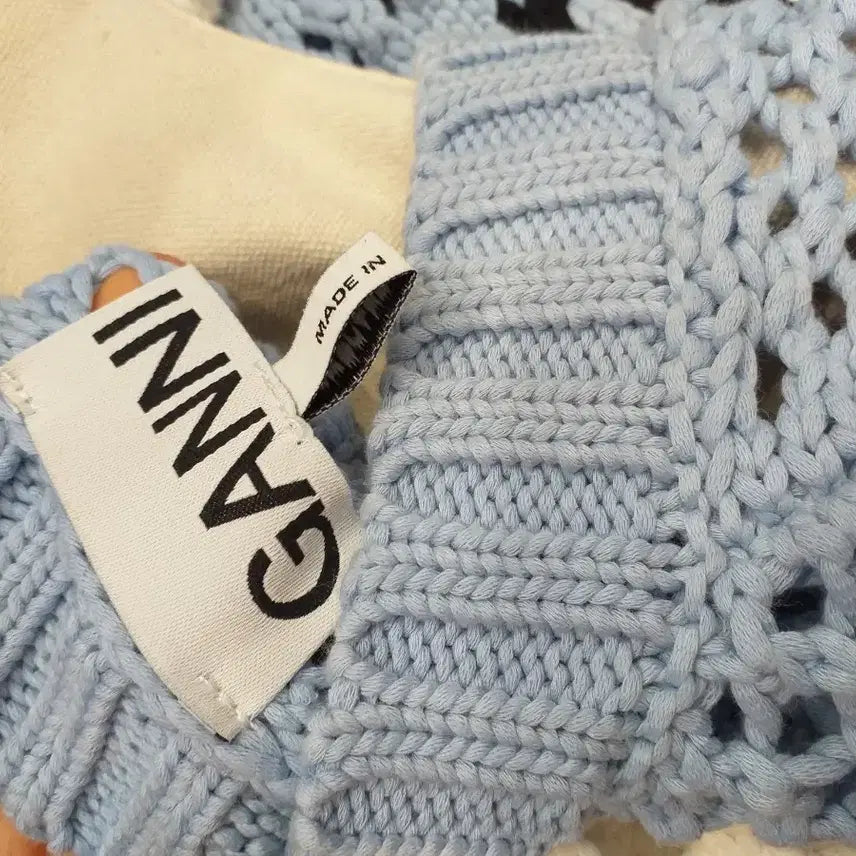 [BUNJANG] Knit Vest - Blue/White / 조끼  새제품  m