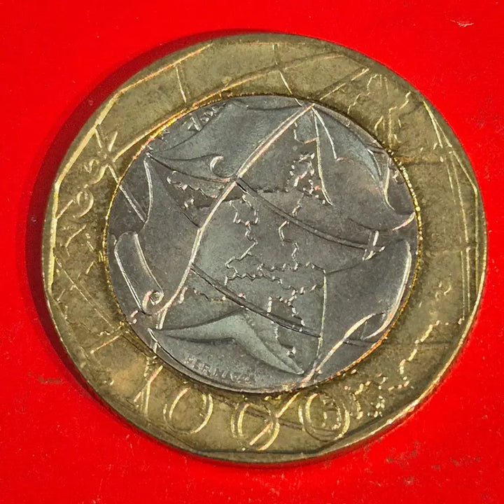 [BUNJANG] 1997 Italy 1000 Lire Coin / (바이메탈 동전) 1997 이탈리아 1000리라 동전 M2439