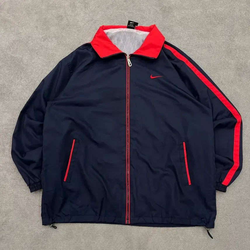 [BUNJANG] Nike Old School Big Logo Windbreaker Jacket / 105 나이키 올드스쿨 빅로고 바람막이 자켓