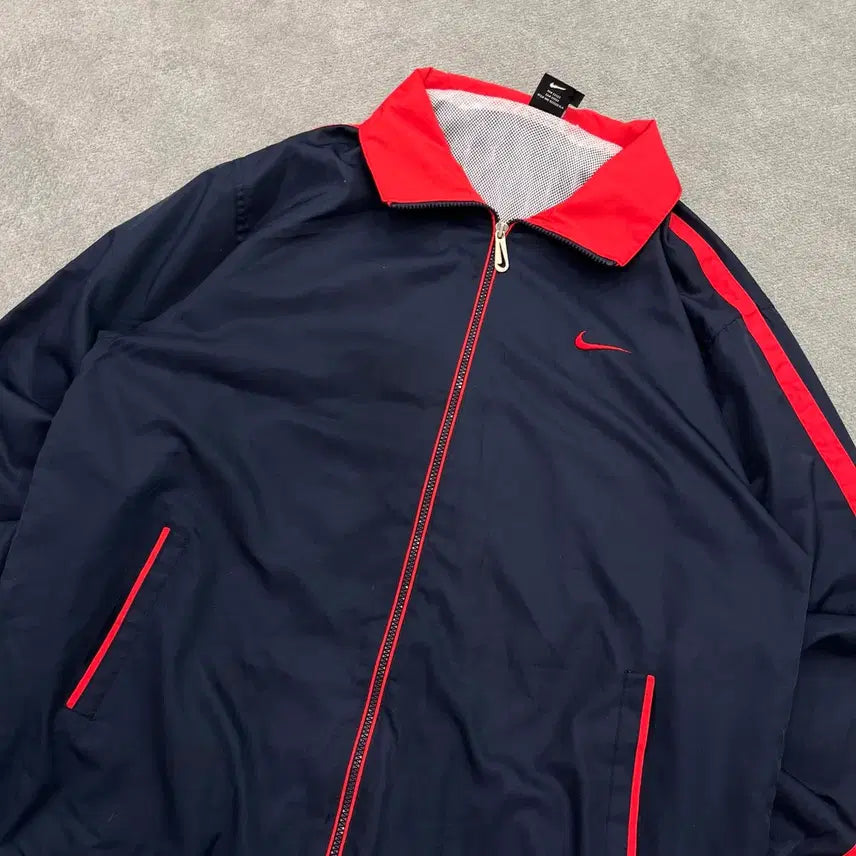 [BUNJANG] Nike Old School Big Logo Windbreaker Jacket / 105 나이키 올드스쿨 빅로고 바람막이 자켓