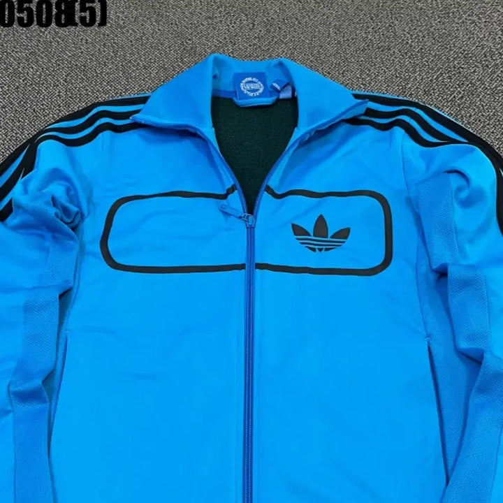 [BUNJANG] Adidas Blue Three Stripes Track Jacket / 아디다스 파란색 삼선 트랙 자켓