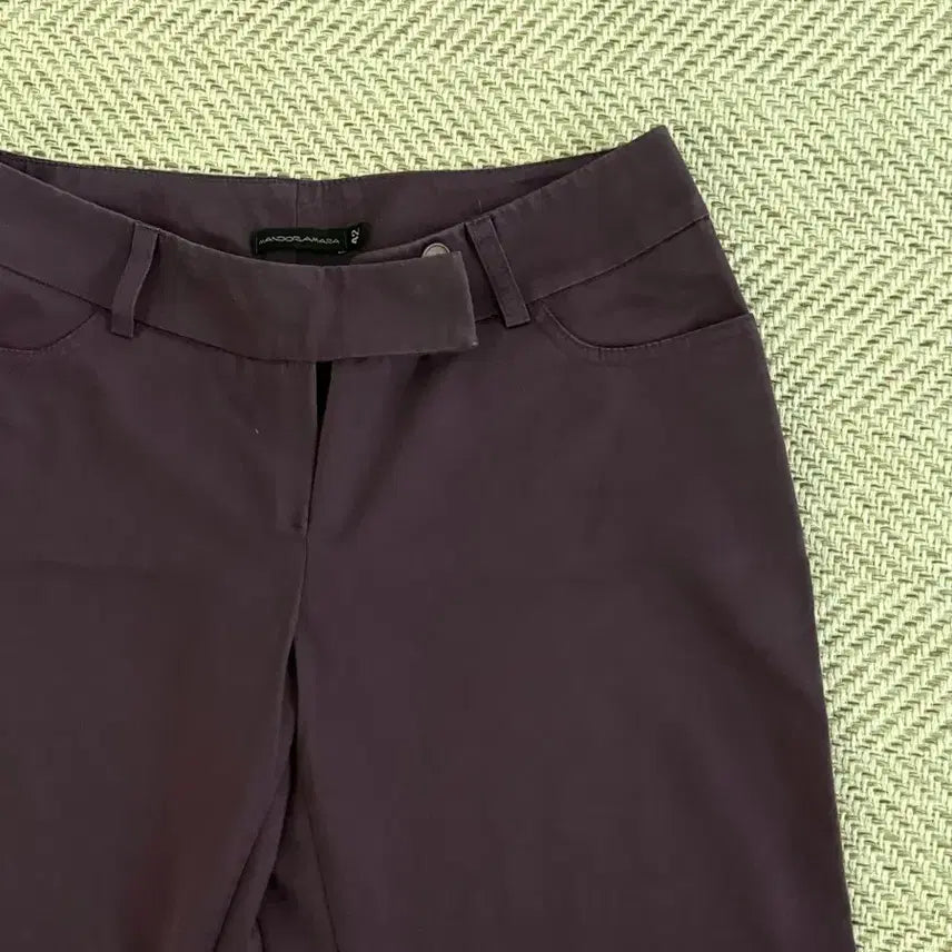 [BUNJANG] Mandoramara Red Purple Bootcut Slacks / Mandoramara 레드퍼플부츠컷 판타롱