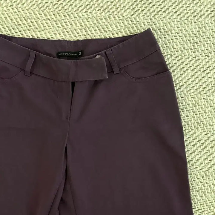 [BUNJANG] Mandoramara Red Purple Bootcut Slacks / Mandoramara 레드퍼플부츠컷 판타롱