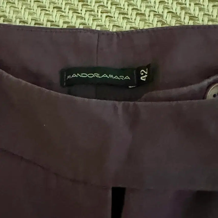 [BUNJANG] Mandoramara Red Purple Bootcut Slacks / Mandoramara 레드퍼플부츠컷 판타롱