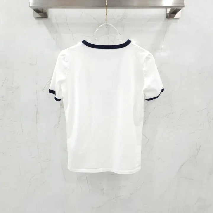 [BUNJANG] Celine White Paris Cotton Short Sleeve T-Shirt XS / XS / 셀린느 화이트 파리스 코튼 반팔 티셔츠 2X872671Q