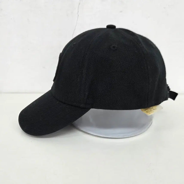 [BUNJANG] Stone Island Badge Logo Wool Ball Cap Hat Black / 스톤아일랜드 매장판 와펜 로고 울 볼캡 모자 블랙