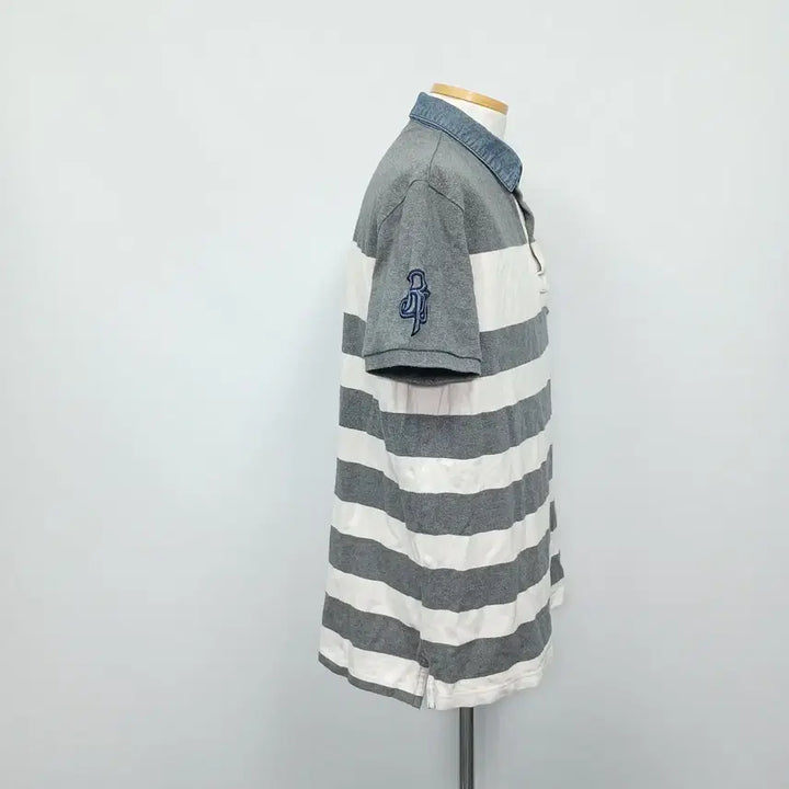 [BUNJANG] Beanpole Short-Sleeve Polo T-Shirt Embroidered Cotton 100 / 빈폴 반팔 카라 티셔츠 자수 코튼 100
