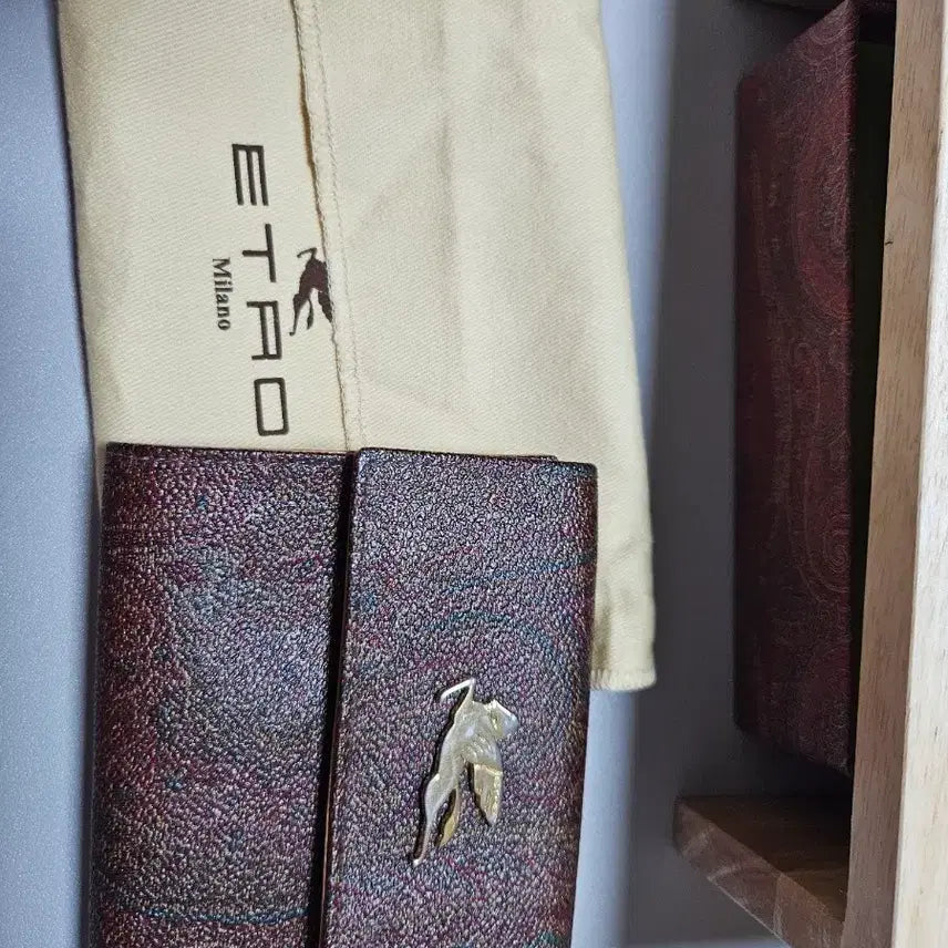 [BUNJANG] Etro Paisley Bi-Fold Wallet Brown / 에트로 페이즐리 반지갑 브라운