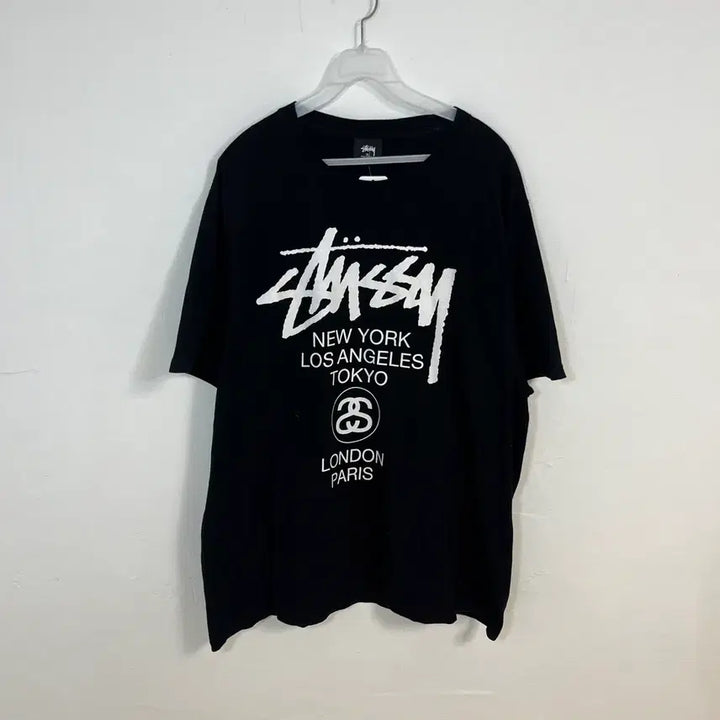 [BUNJANG] Stussy World Tour T-Shirt XL / 스투시 월드투어 반팔