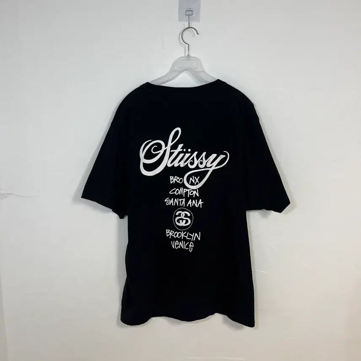 [BUNJANG] Stussy World Tour T-Shirt XL / 스투시 월드투어 반팔