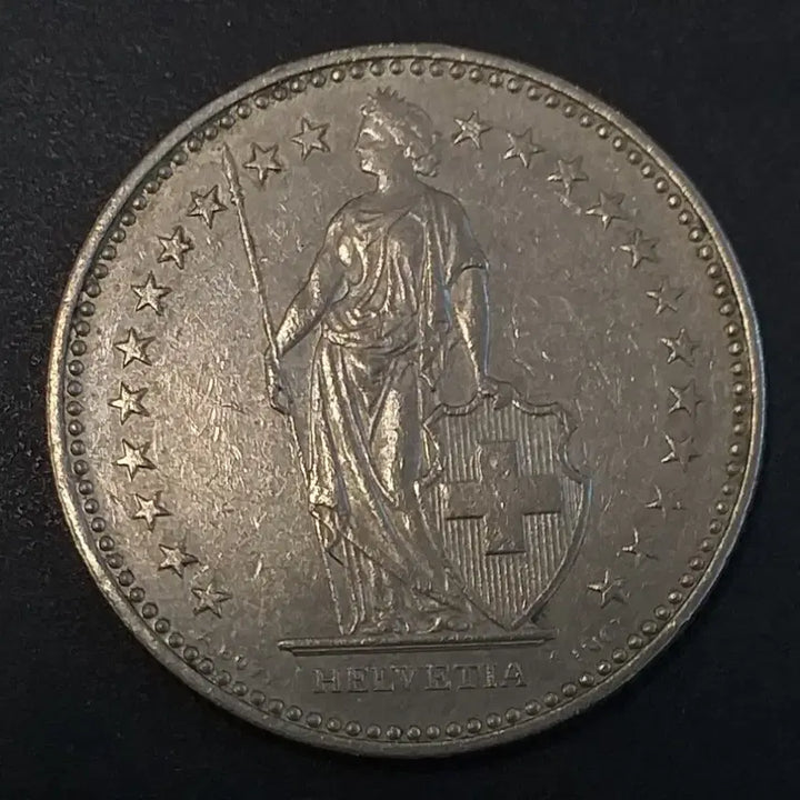 [BUNJANG] 1983 Swiss 1 Franc Coin / 1983년 스위스 1프랑 동전 w921