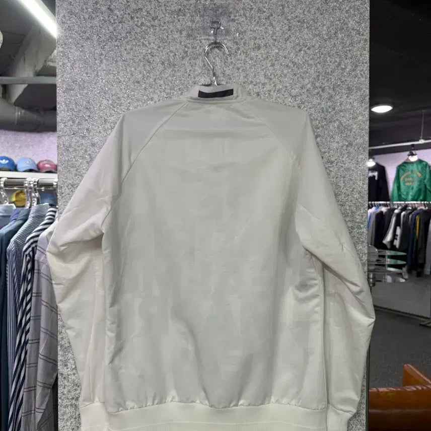 [BUNJANG] Adidas Real Madrid Anthem Jacket White B4707 / 아디다스 레알 마드리드 앤섬 자켓 화이트 B4707