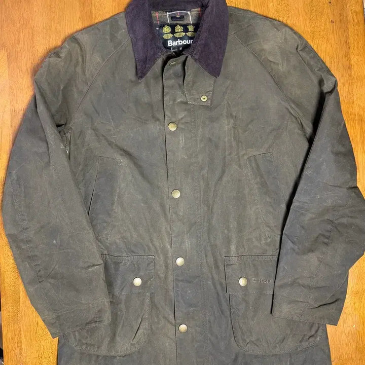 [BUNJANG] Barbour Ashby Waxed Jacket Olive M MWX0339 / 바버 애쉬비 왁스 자켓 올리브 M MWX0339