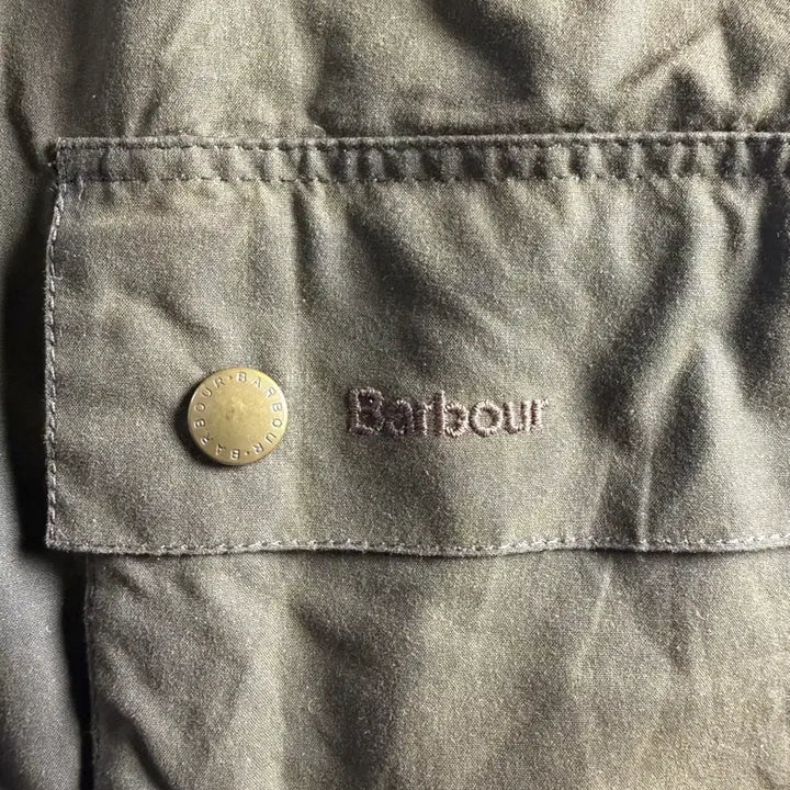 [BUNJANG] Barbour Ashby Waxed Jacket Olive M MWX0339 / 바버 애쉬비 왁스 자켓 올리브 M MWX0339