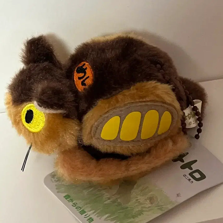 [BUNJANG] Ghibli My Neighbor Totoro Catbus Plush Keychain / 지브리 토토로 고양이 버스 인형 키링