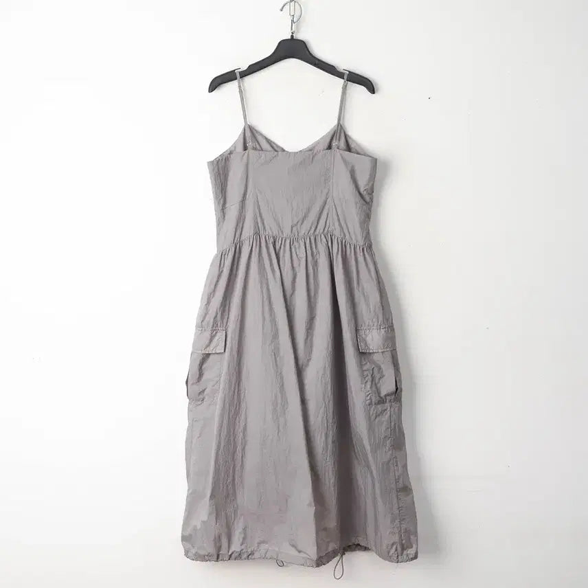 [BUNJANG] 8seconds Nylon Zip-Up Dress (Size 55) / 55/에잇세컨즈 나일론 집업 원피스