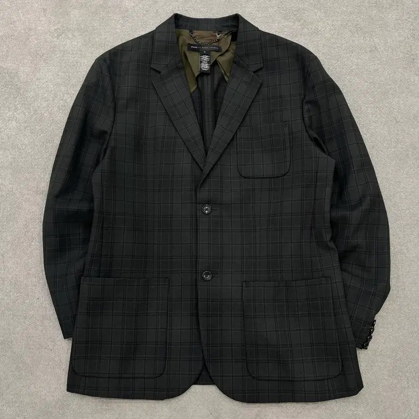 [BUNJANG] Marc Jacobs Check Wool Blazer Jacket / L 마크제이콥스 체크 울 블레이저 자켓