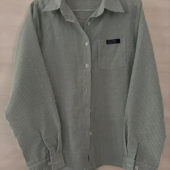 [BUNJANG] Striped Shirt / 피그먼트 스트라이프 셔츠