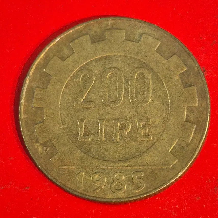 [BUNJANG] 1985 Italy 200 Lire Coin / 1985 이탈리아 200리라 동전 M2444