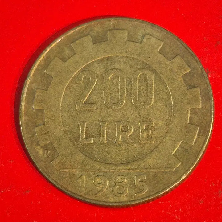 [BUNJANG] 1985 Italy 200 Lire Coin / 1985 이탈리아 200리라 동전 M2444