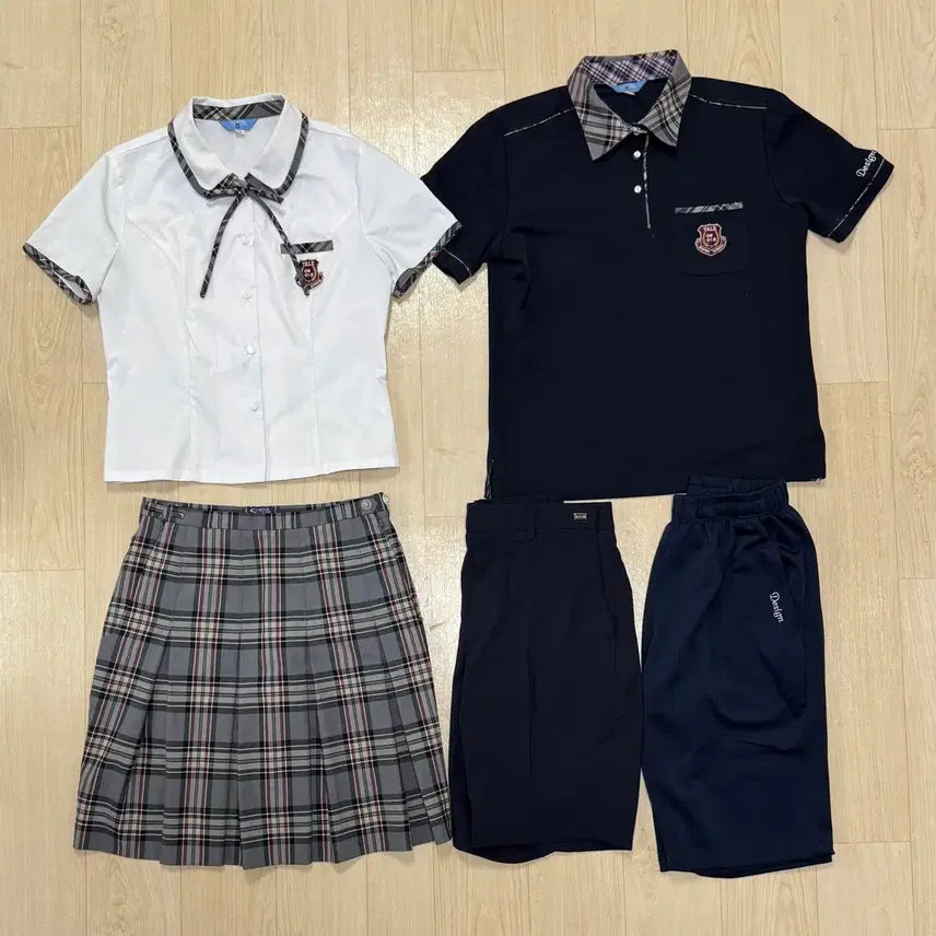 [BUNJANG] Yale Design High School Summer Uniform Set / 예일디자인고 교복 하복 생활복