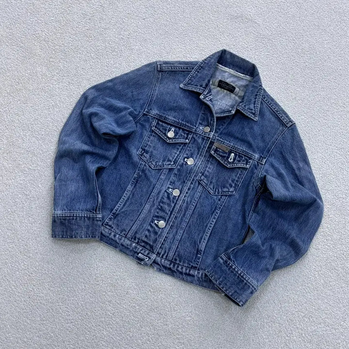 [BUNJANG] System Vintage Washed Denim Jacket / 82-94-160 시스템 빈티지워싱 데님 자켓 0506E