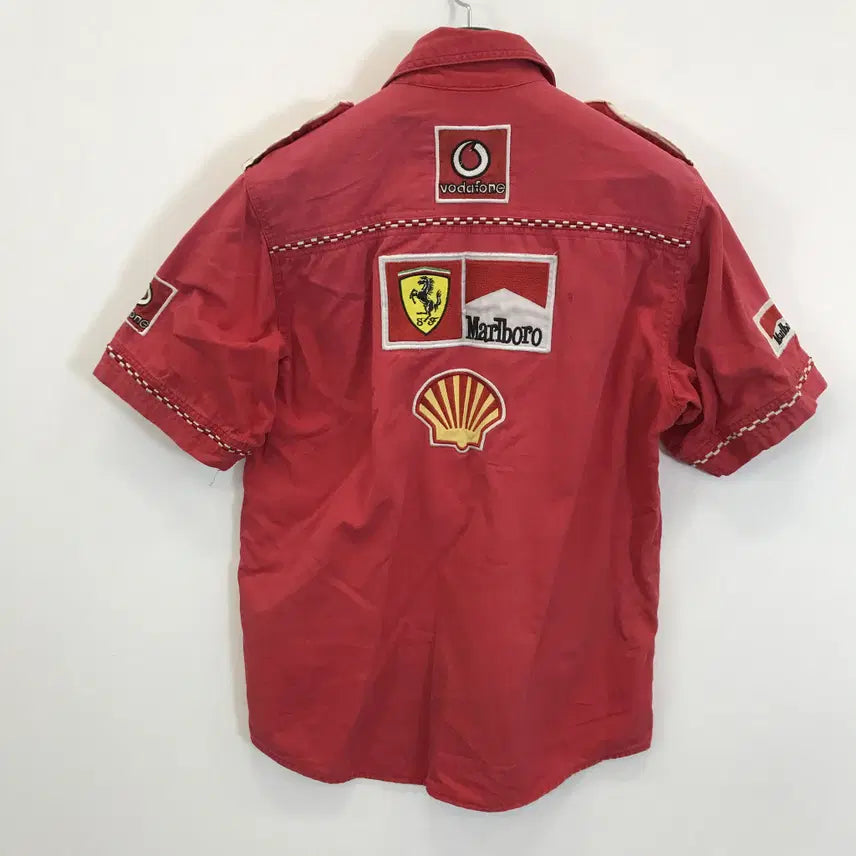 [BUNJANG] Vintage 90s Ferrari Marlboro Racing Shirt / 90s 빈티지 페라리 말보로 레이싱셔츠 [L]