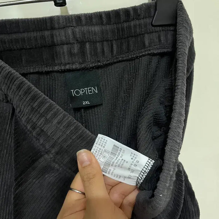 [BUNJANG] TOPTEN Velour Velvet Training Pants 2XL / (2XL)탑텐 벨루어 벨벳 트레이닝 팬츠