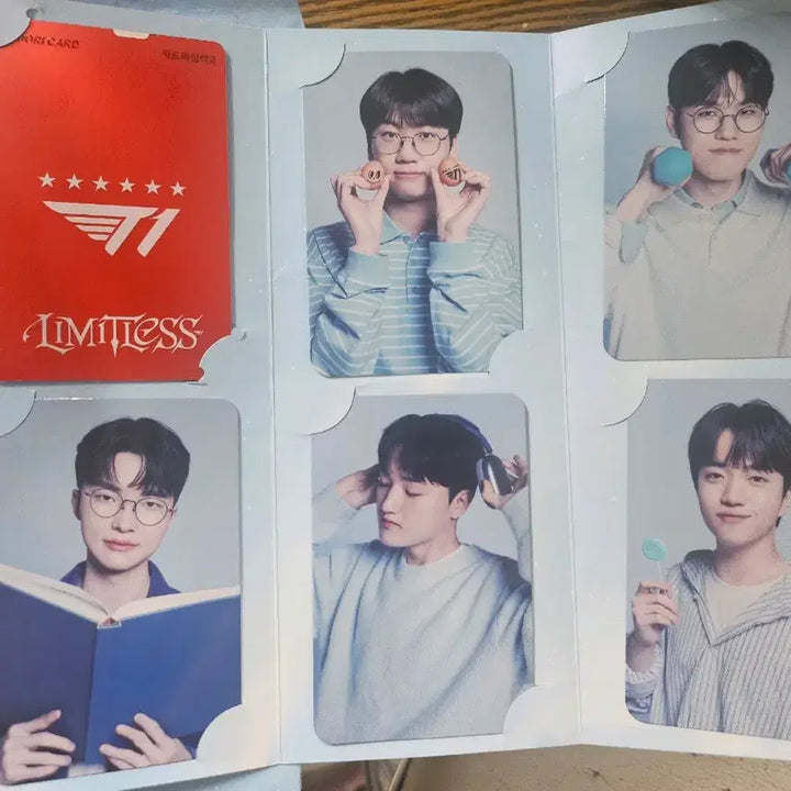 [BUNJANG] T1 Faker Doran Owner Photocard Bundle Set (5 Cards) / T1 티원 T-WON 우리은행 포카 세트 5장일괄 도란 오너 페이커 등