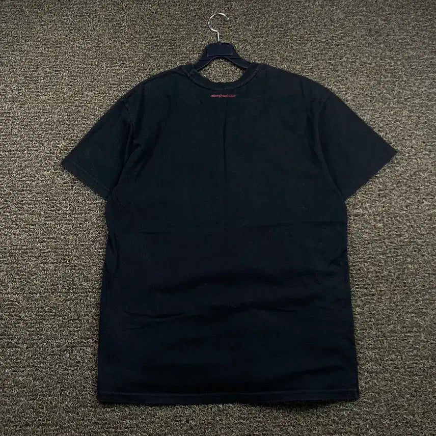 [BUNJANG] Nice Ghost Club Black Short Sleeve T-Shirt / 나이스고스트클럽 블랙 반팔 티셔츠
