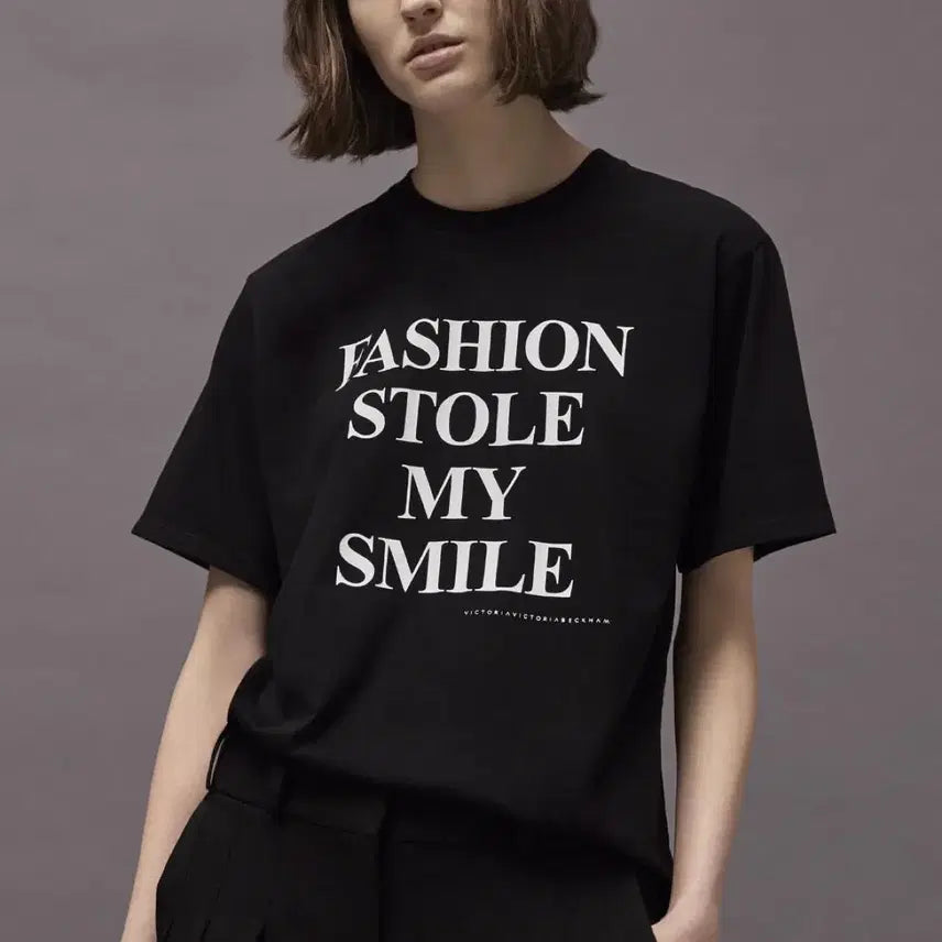 [BUNJANG] Victoria Beckham Slogan T-Shirt / [택포] [38] 빅토리아베컴 슬로건 반팔티
