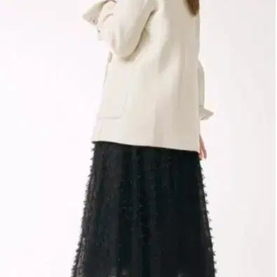 [BUNJANG] MINE Collarless Double Button Jacket (Size 55) / 정가 96만 5천원! 마인 MINE 칼라리스 더블 버튼 자켓 (55)