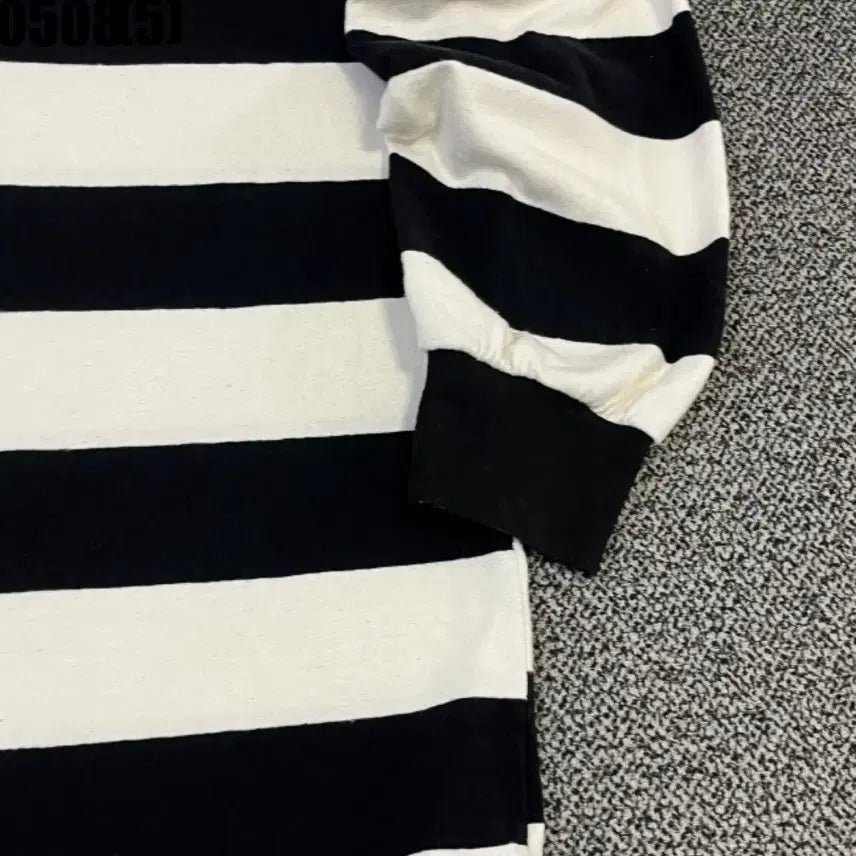[BUNJANG] Rapsstudio Stripe Rugby Long Sleeve T-Shirt / 랩스튜디오 스트라이프 럭비 긴팔 티셔츠